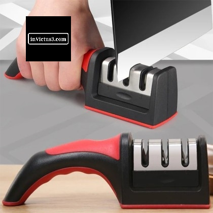 3 Stage Kitchen Knife Sharpener Sharpening System for Straight Edge ...