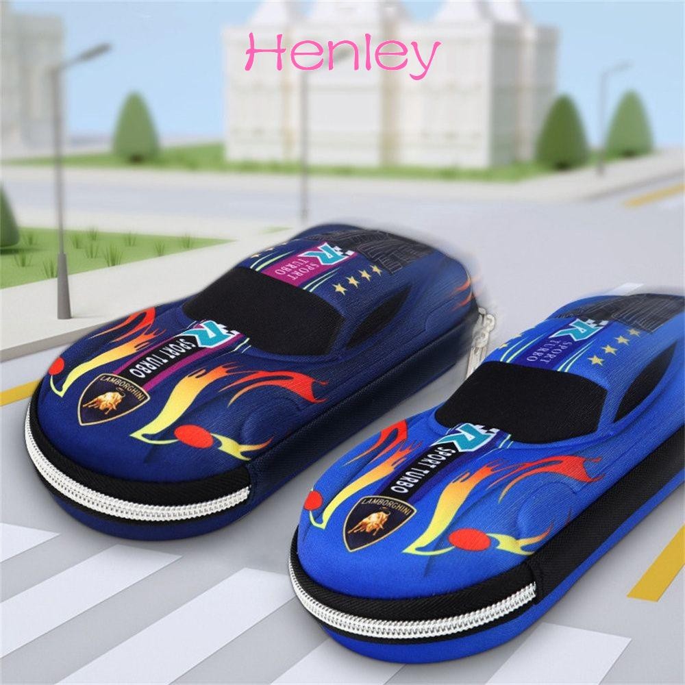 AMONGOF Car Pencil Box Cartoons Multifunction Racing Car Large Capacity ...