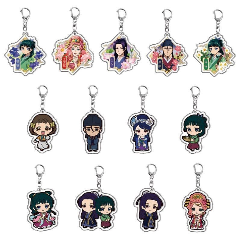 The Apothecary Diaries Anime Keychain Maomao Jinshi Lihaku Acrylic Key ...