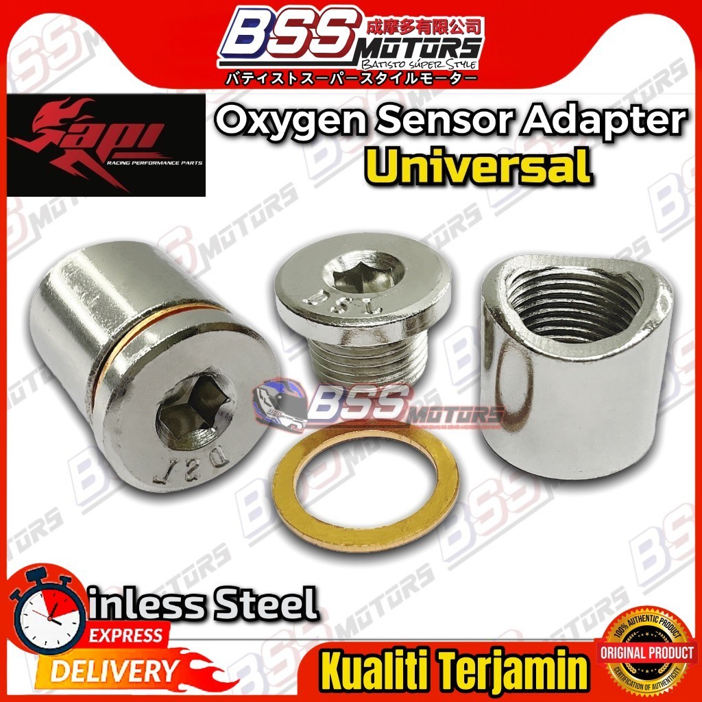 API Racing Oxygen Sensor Adapter Exhaust Pipe Maniful Universal RS150 ...