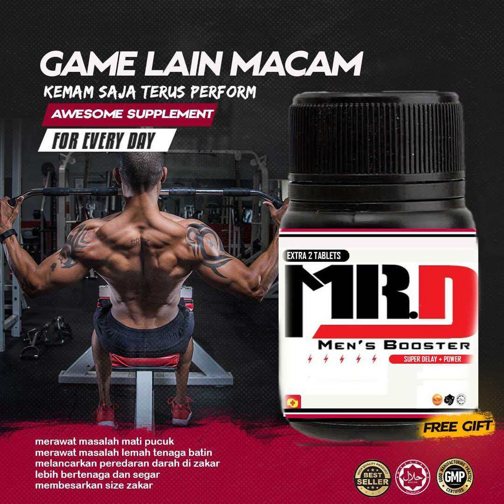 MR.D Men Fitness booster power | Shopee Malaysia
