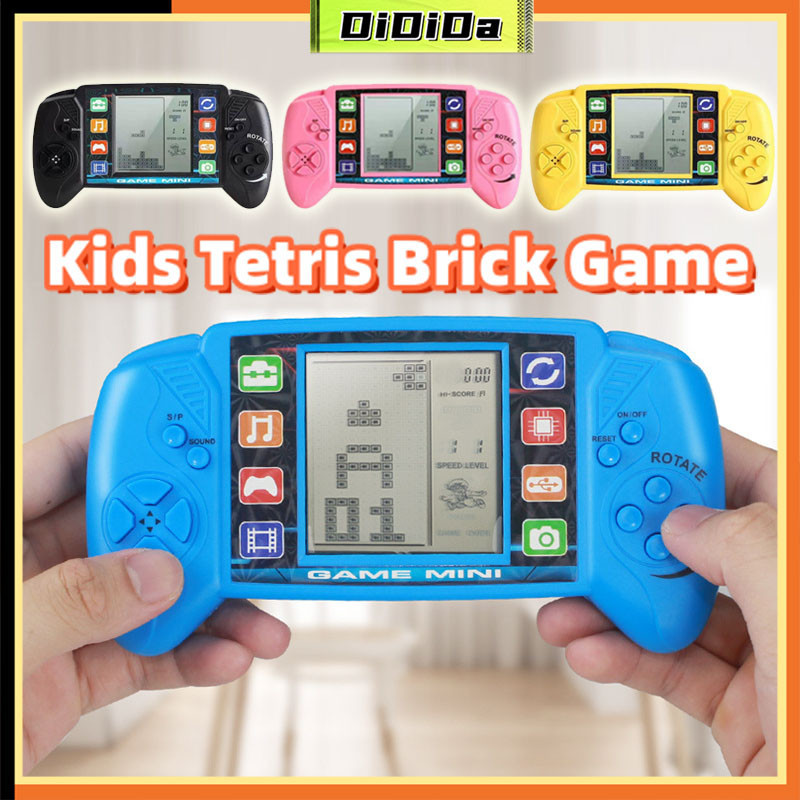Inch Kids Electronic Tetris Brick Game with Sound Retro Handheld Game  Console Kids Game Kid Education Toys Gift