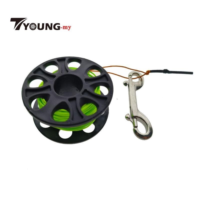 [ Diving Finger Reel, Diving Finger Reel, Portable with 30m Nylon Rope, Compact Shopee Malaysia