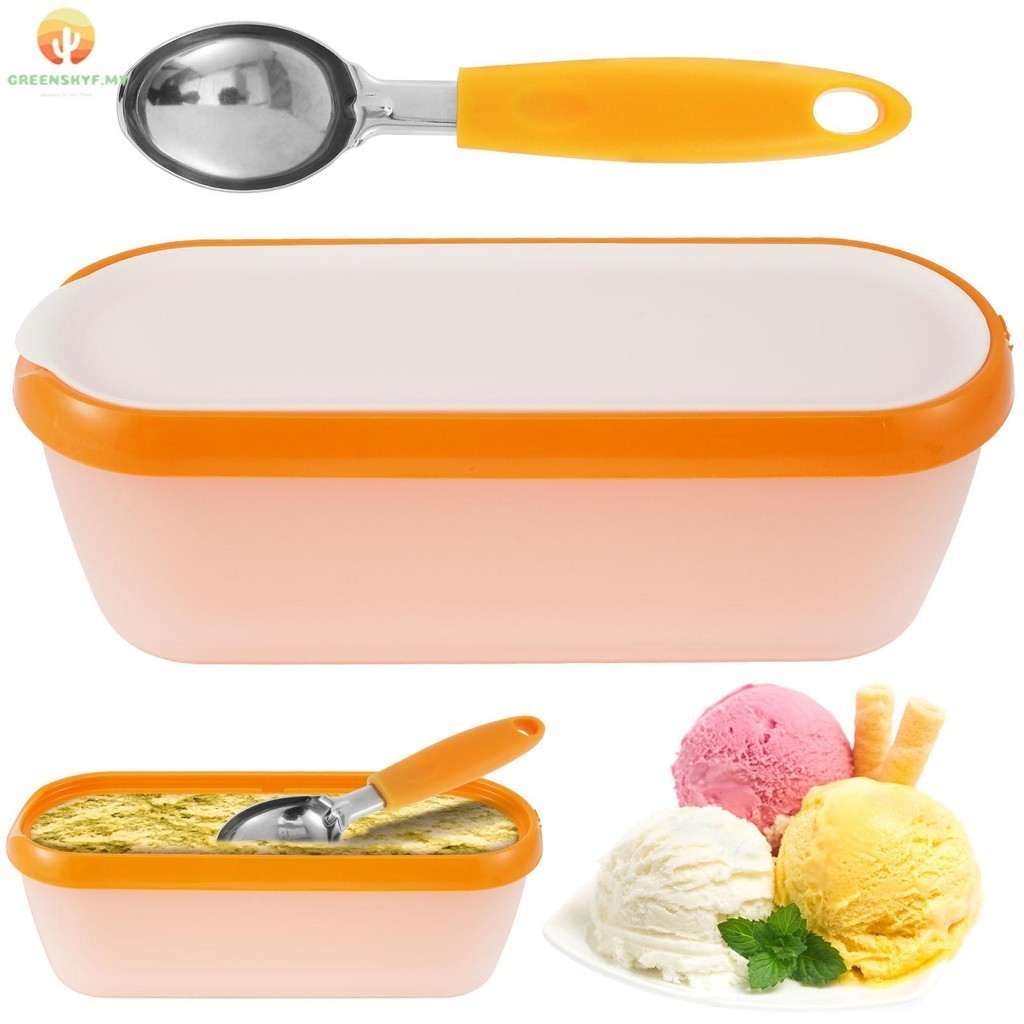 Ice Cream Containers with Lid and Spoon Reusable Ice Cream Pints Tub