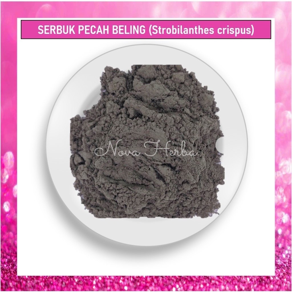 Serbuk Daun Pecah Beling (10g/50g/100g) - Strobilanthes Crispus Bayam ...