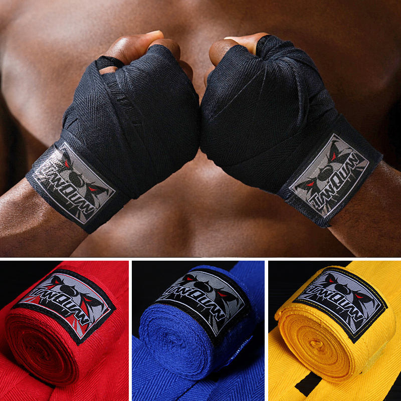 [2024 New] Boxing Bandage Sports Sanda Wrapping Bandage Hand Tie Band Muay Thai Bandage Male