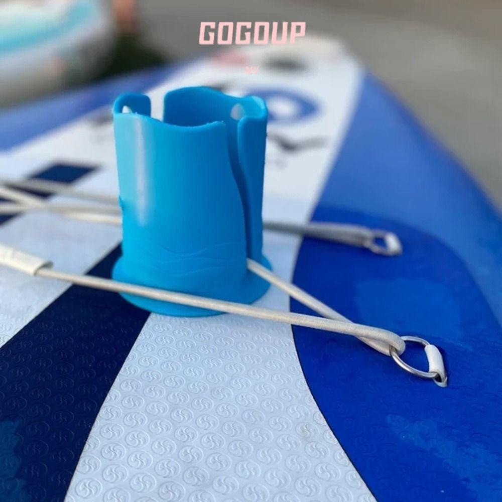 GOGUVO Kayak Cup Holder, Rope Fixed Plastics Kayak Drink Holder