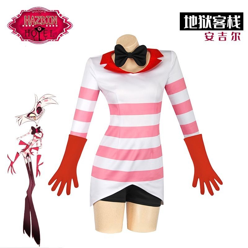 Hazbin Hotel Cosplay Costume Charlie Morningstar Vaggie Angel Dust ...