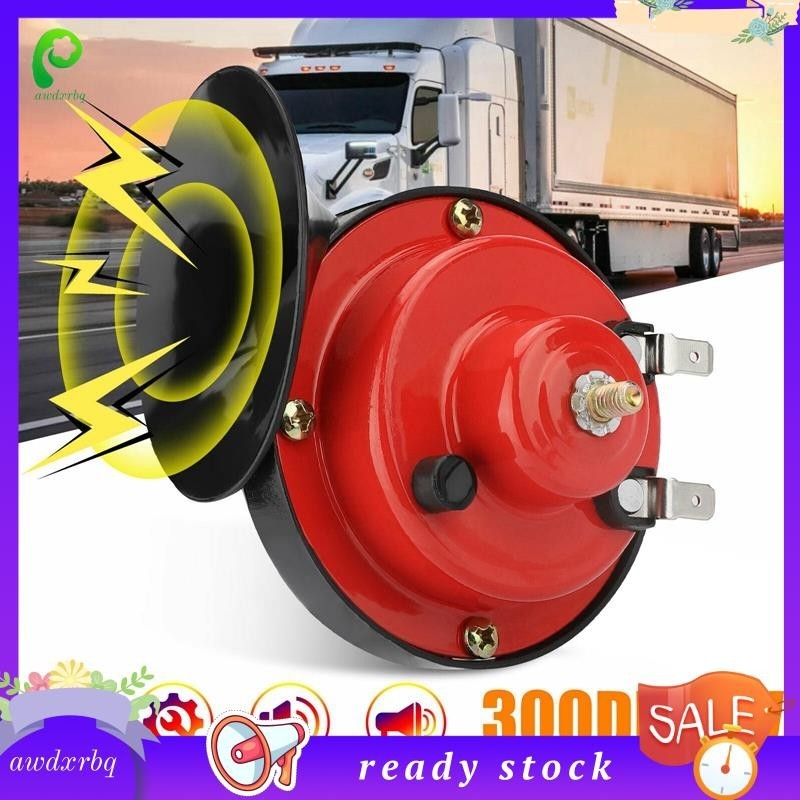 [awdxrbq] 300DB 12V Universal Electric Snail Train Horn Super Loud ...