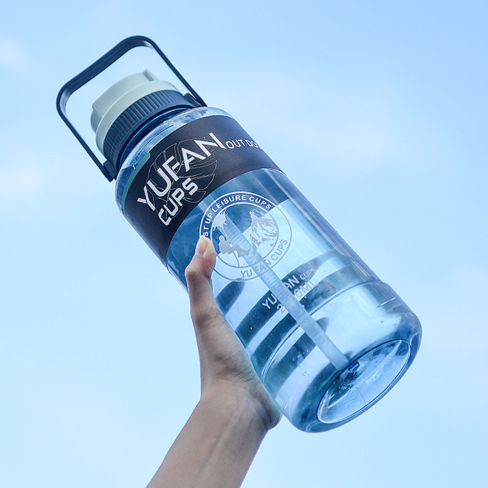 (1L/2L/3L) Large Capacity Water Bottle for Student Sports Fitness ...