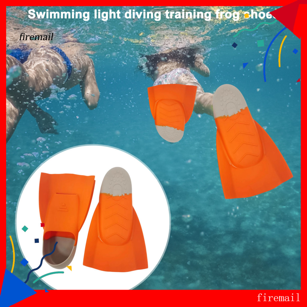 [FM] Snorkeling Flippers Silicone Fins Professional Silicone Diving ...