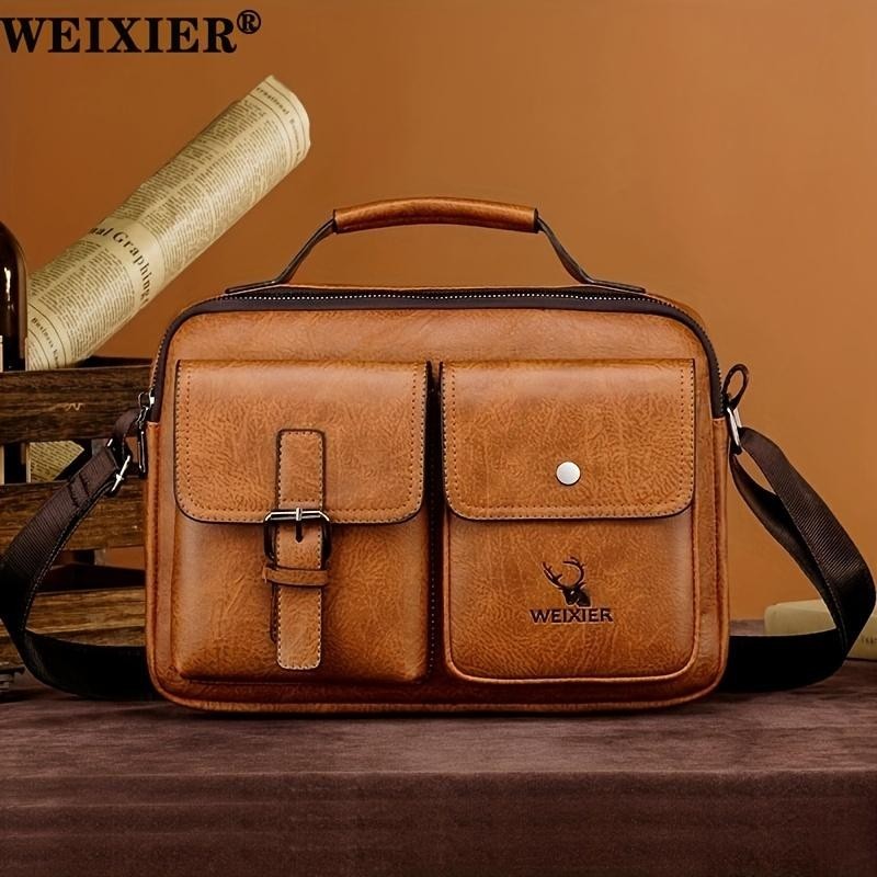 WEIXIER Shoulder Bag Men s Messenger Bag Men s Business Satchel Bag Messenger Bag Handy Shoulder Messenger Boys Casual Bag Men s Bag Shopee Malaysia