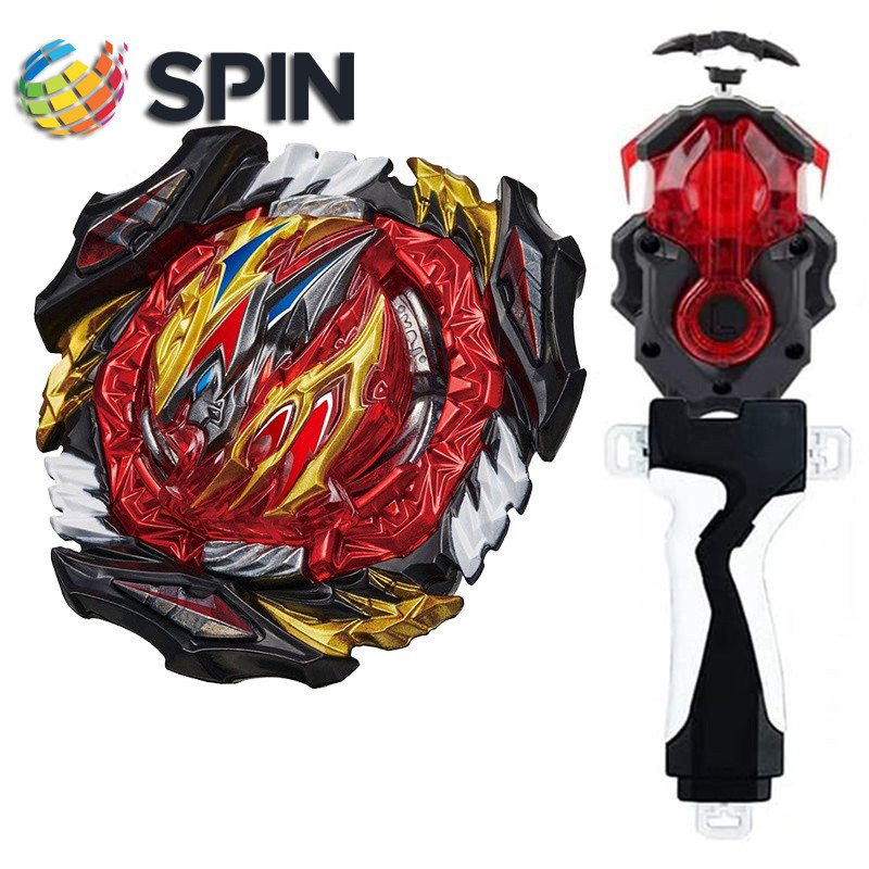 Beyblade B-197 Divine Belial with B-88 B-184 LR Launcher Handle Set ...