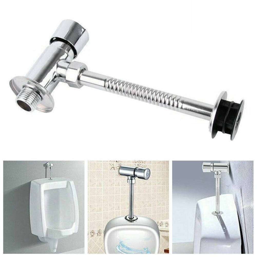 (MULSTORE) 1x Urinal Toilet Flush Valve Button Type Manual Delay ...