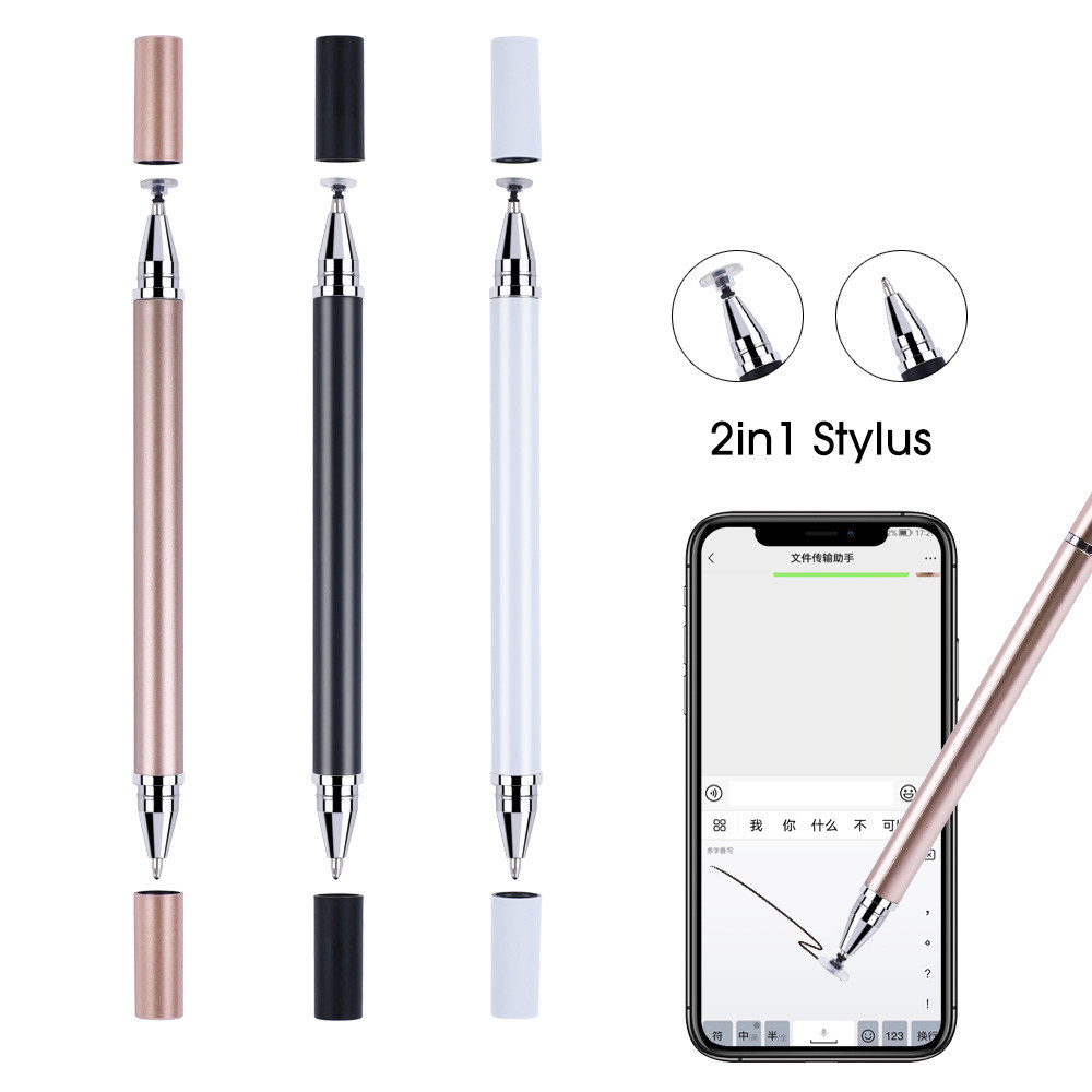 2 In 1 Touch Screen Pen - Double Headed Capacitive Pen - For Tablet ...