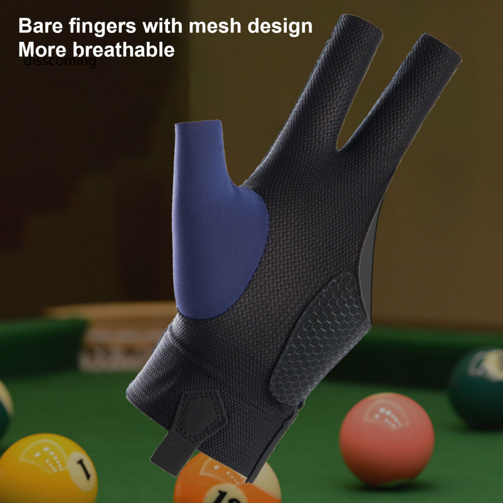 SL Lefthanded Billiards Glove 3finger Billiards Glove Antislip