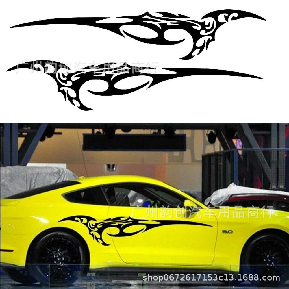 X-266 Car Universal Style Unique Modified Flame Elements Totem ...