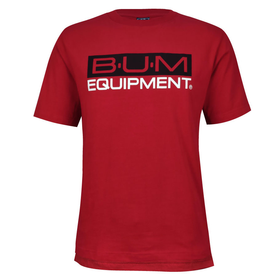 B.U.M Equipment Men's Round Neck Tee (REDMD) Shopee Malaysia