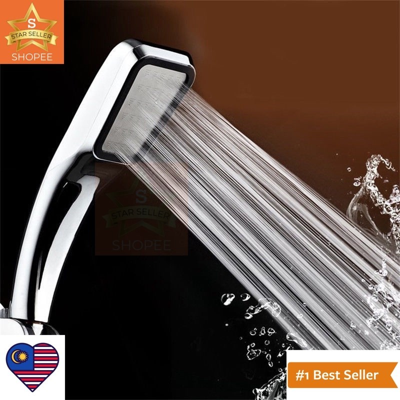 Mw High Pressure Water Saving Shower Head Ionic Handheld Filtration