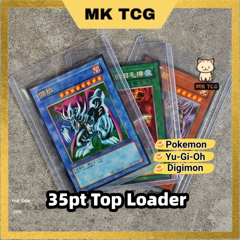 Mk Tcg Pokemon Card Top Loader Yu-Gi-Oh Top Loader Digimon Mini Snap ...