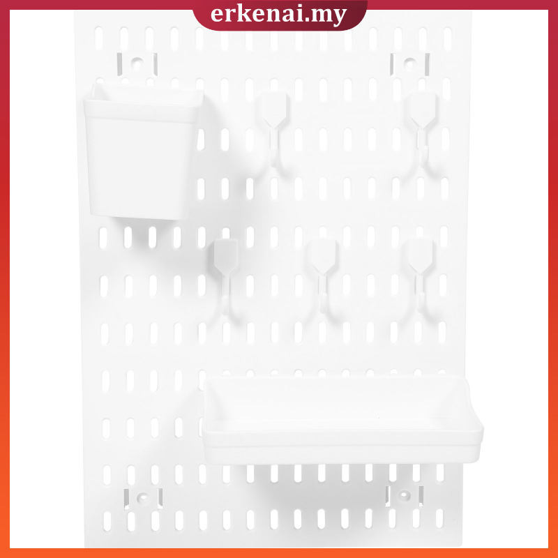 erkenai Door Back Pegboards Office Accessories Combinations Kit Plastic