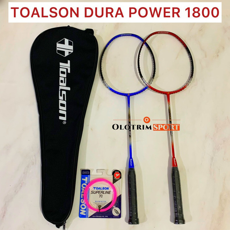 Toalson DURA POWER 1800 Badminton Racket 100 Original Shopee Malaysia
