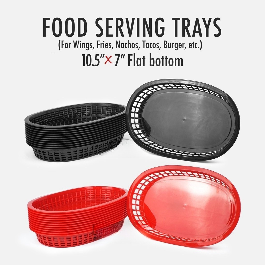 Oval Food Tray Basket Food Serving Tray Baskets Bread Baskets Fruits ...