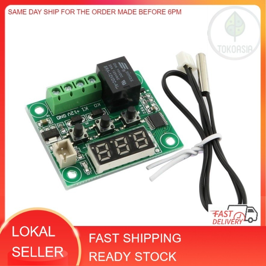 (Ready Stock) XH-W1209 Micro Temperature Controller Switch DC 12V LED ...