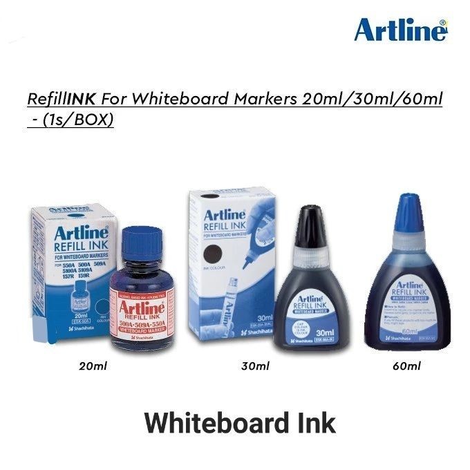Artline whiteboard marker refill ink 30ml or 60ml | Shopee Malaysia
