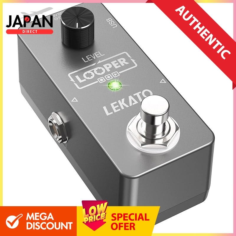 Guitar Looper Effects Pedal Loop Pedal LEKATO 5 minute unlimited loop ...