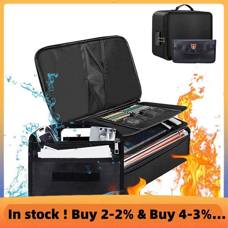 Fireproof File Organizer Bags,Fireproof and Waterproof Document Box ...