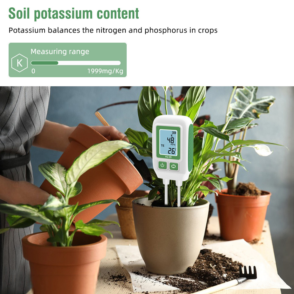 Soil NPK Analyzers Meter 0-1999mg/kg Dual Needle Nutrient Analyzer Soil ...