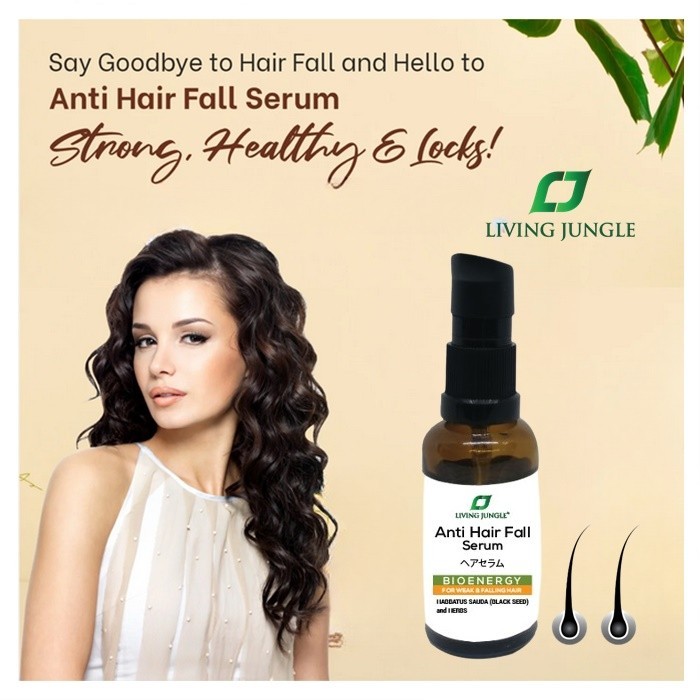 Living Jungle Anti Hair Fall Serum (30ml) / Serum Anti Rambut Gugur ...