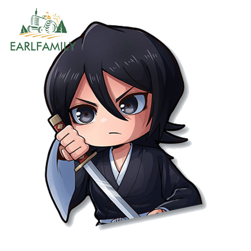 EARLFAMILY 13cm x 10.1cm Kuchiki Rukia Bleach Car Sticker Vinyl Car ...