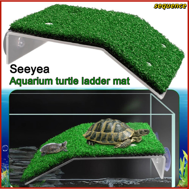 Se Turtle Basking Platform Simulation Turf Climbing Turtle Drying Table ...