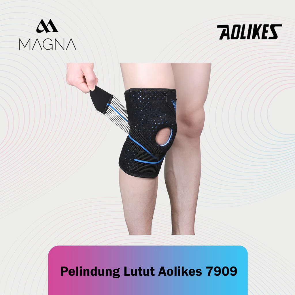 Knee Protector Aolikes 7909 Support Protector Kneepad Elastic Decker ...