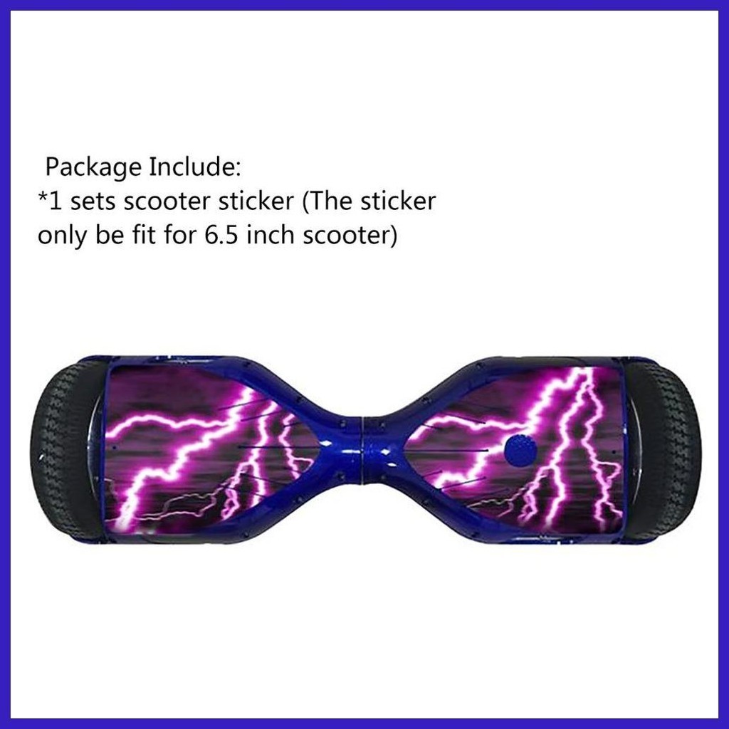 6.5 Inch Electric Scooter Sticker Hoverboard Gyroscooter Sticker Two ...