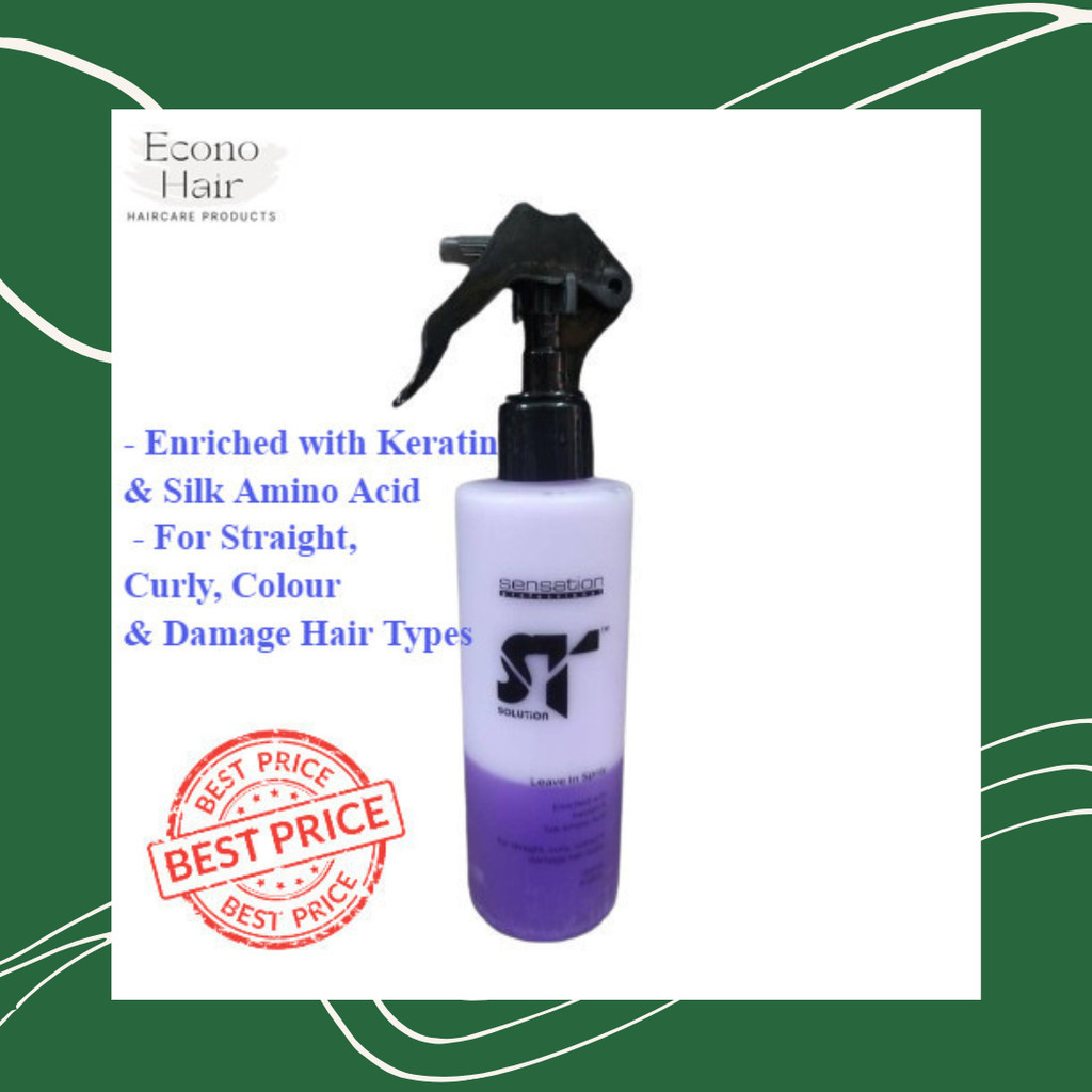 ST SENSATION LEAVE IN SPRAY 250ml | Shopee Malaysia