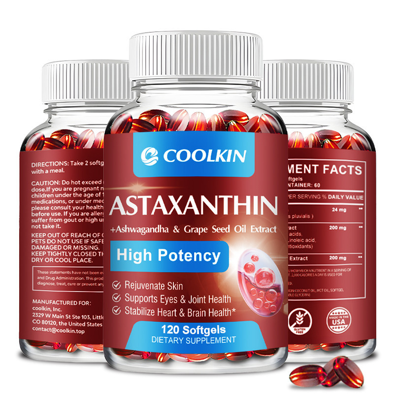 COOLKIN Astaxanthin Accelerated Metabolism Enhanced Immune Dietary ...