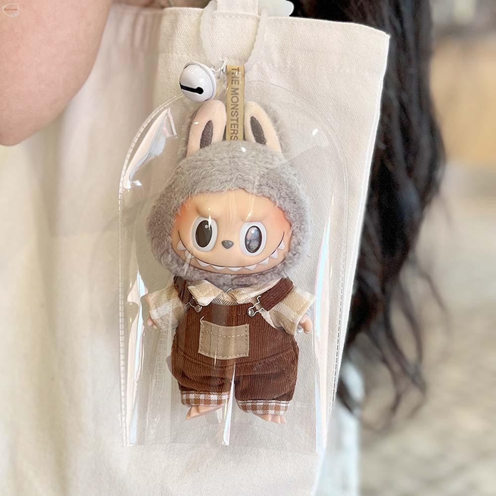 MXBEAUTY Labubu Doll Walking Bag, Lengthened with Keychian Labubu ...