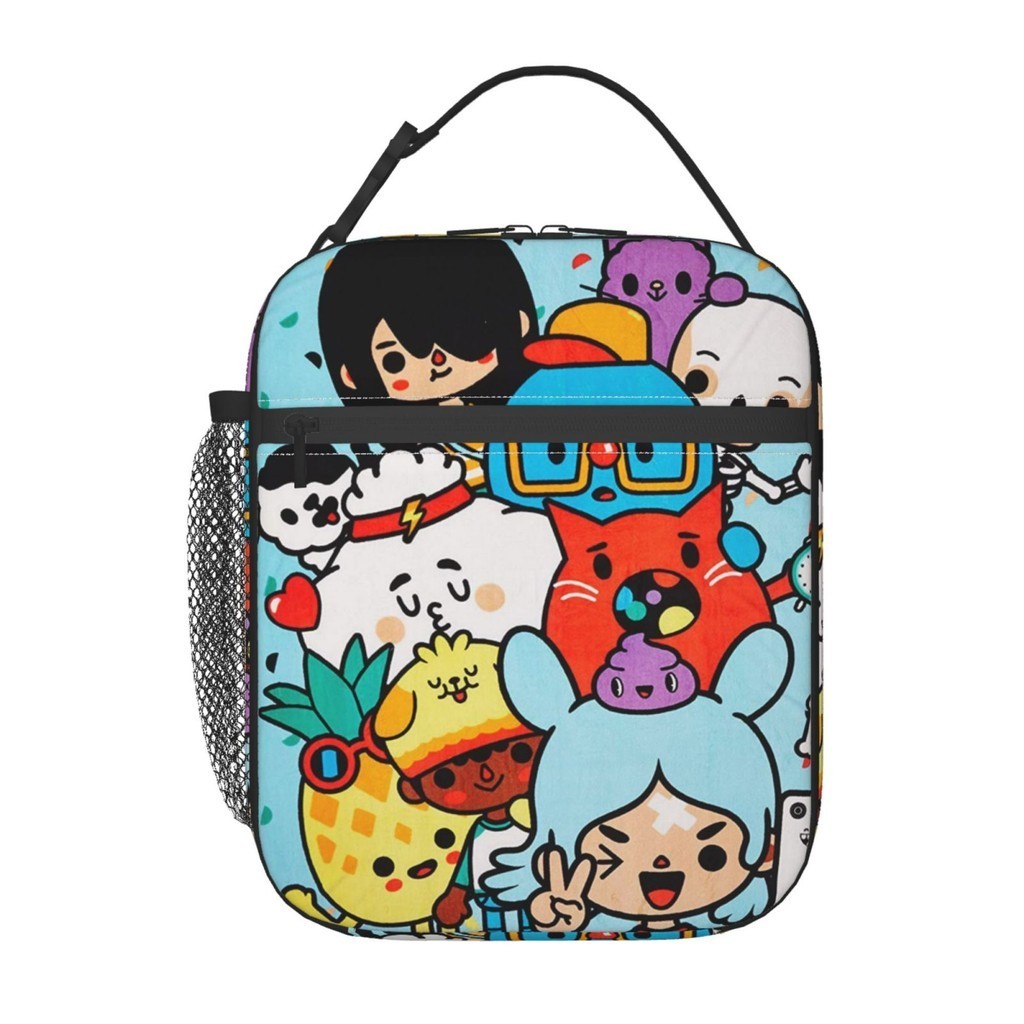 Toca Boca Kids Lunch box Insulated Bag Cooler Back to School Thermal Meal Tote Kit for Girls