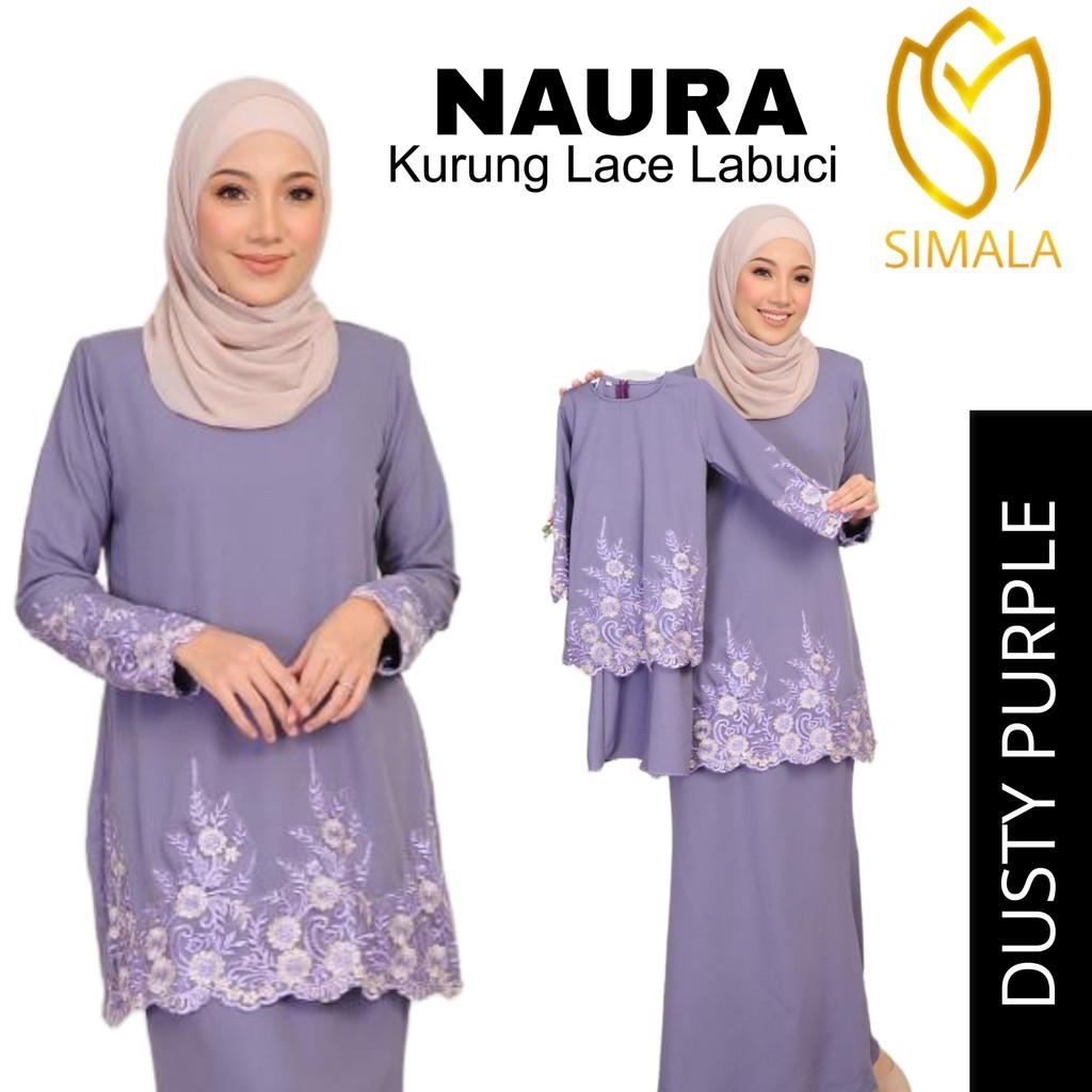 RAYA 2026 Naura Kurung Lace Labuci Exclusive ( Dewasa ) | Shopee Malaysia