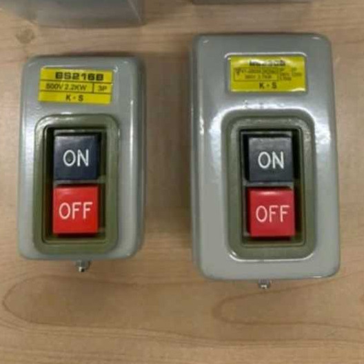 BS216B 15A / BS230B 30A Power Pushbutton Switch Lock ON/OFF 3p Screw ...