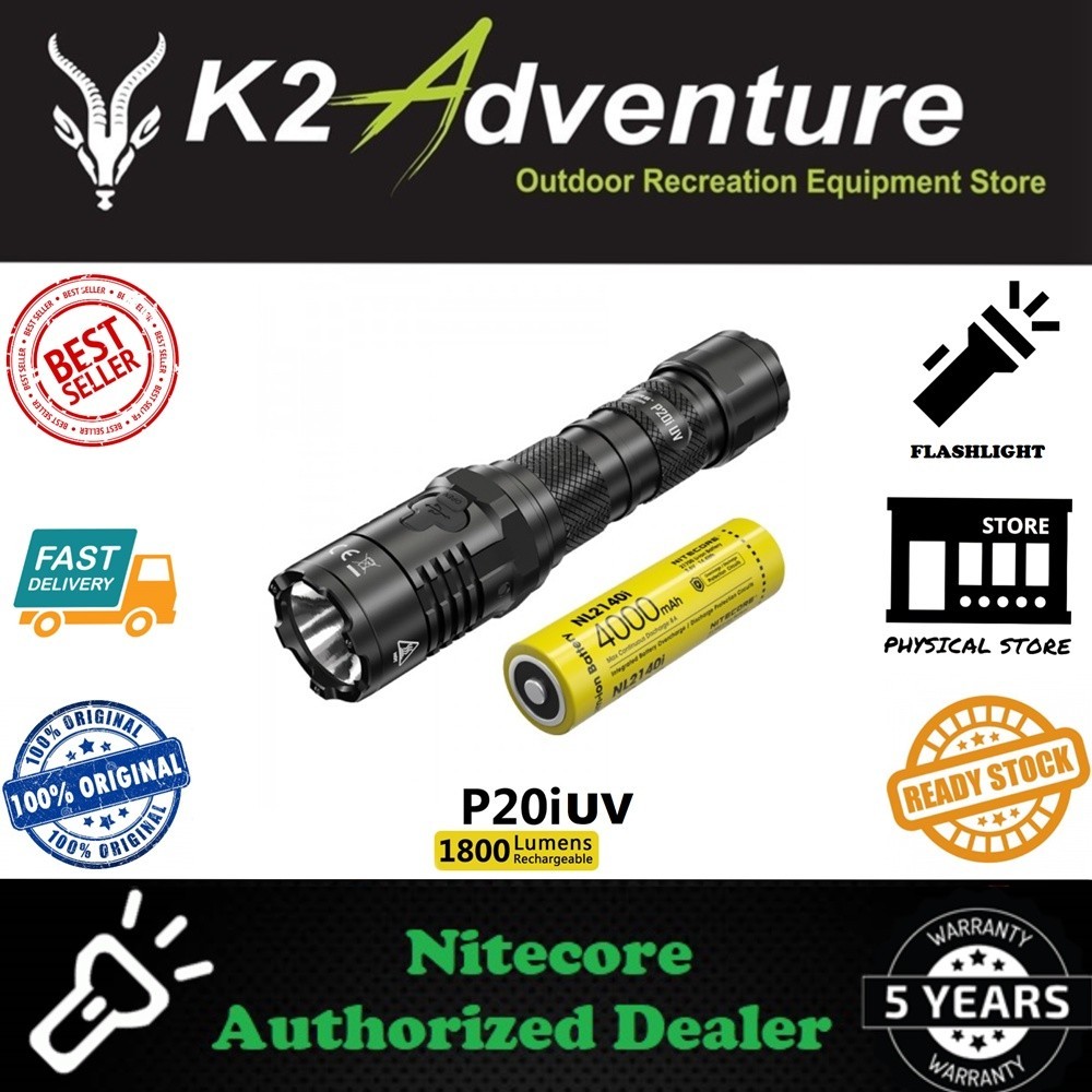 Nitecore P I Uv Luminus Sst W Led Lumens Usb Rechargeable Flashlight Authentic