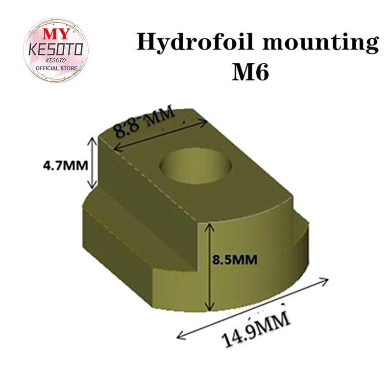 M6 Titanium Track Nut Set | Hydrofoil Wingscrews