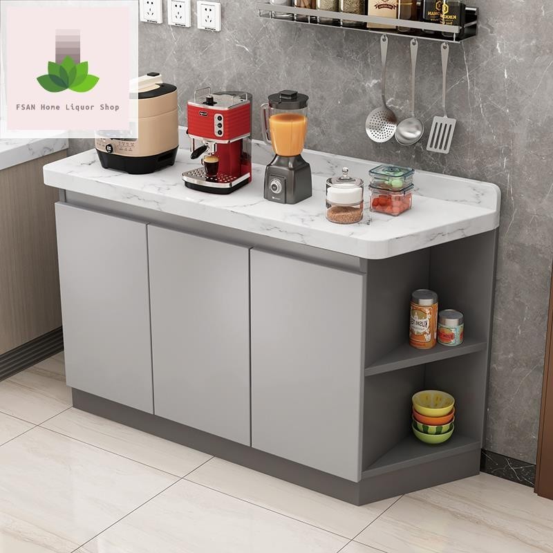 Console Cabinet Side Cabinet Marble Kitchen Cutting Table Storage ...