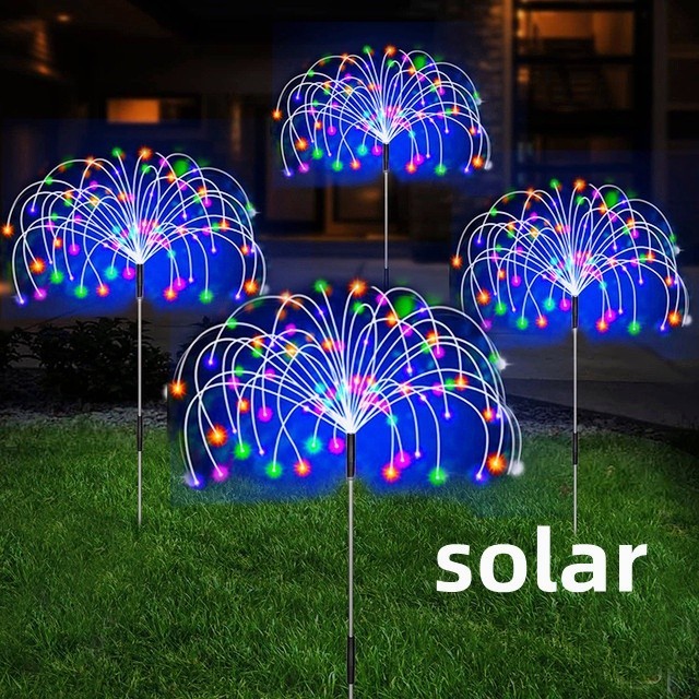 120 90led Lampu Solar Outdoor Waterproof String Fairy Light Solar