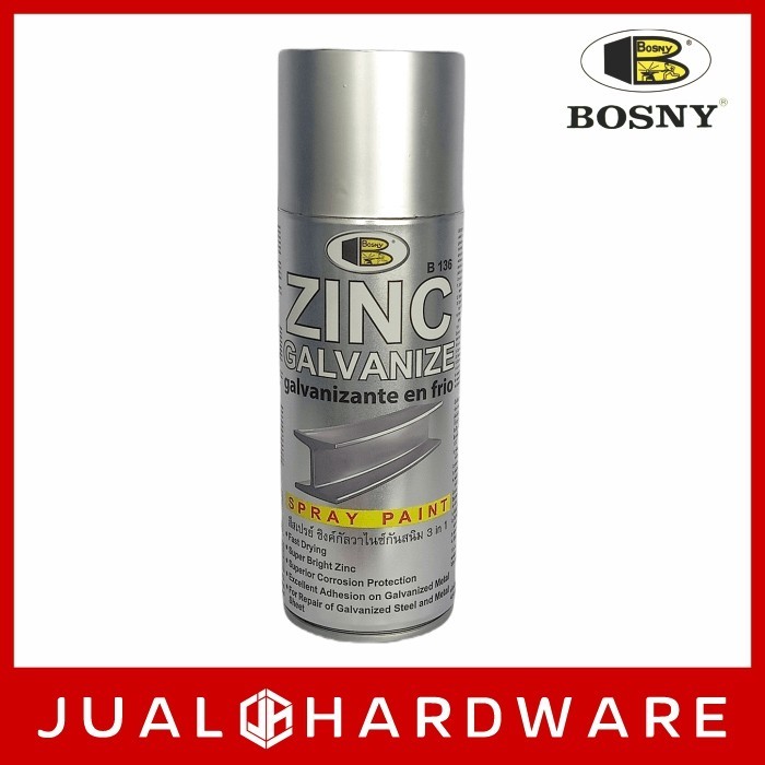 Bosny Zinc Galvanize Spray B136 400CC | Shopee Malaysia