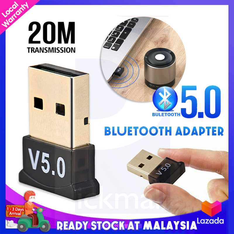 USAMS USB Bluetooth 5.1 Adapter Transmitter Receiver Wireless Mouse Keyboard Audio Bluetooth Dongle For Computer PC Laptop | Singapore - View #12