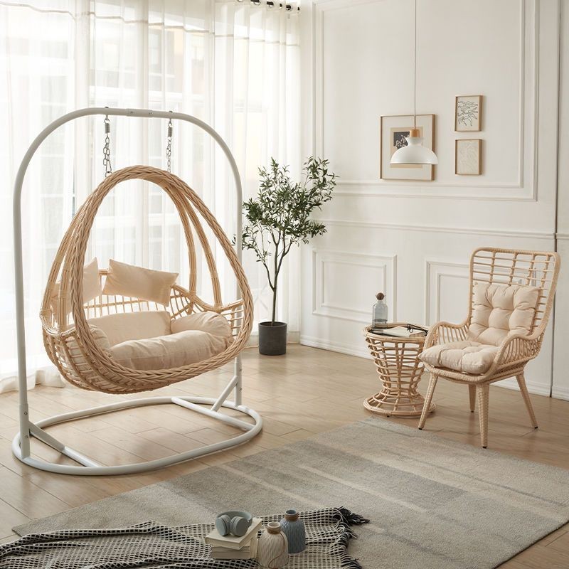 Double Hanging Chair Balcony Internet Celebrity Swing Indoor Lazy ...